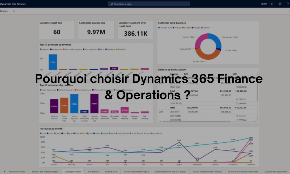 ERP : Pourquoi choisir Dynamics 365 Finance & Operations ?
